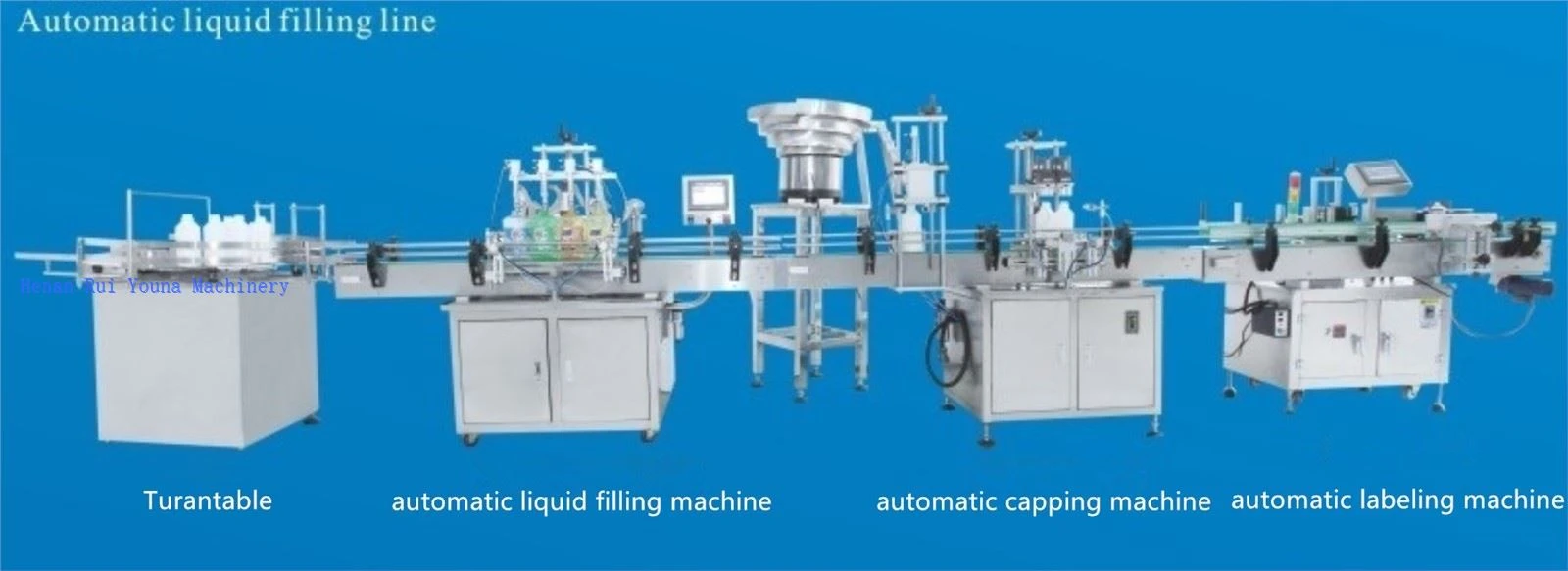 Bottle Filling Capping Labeling Machine